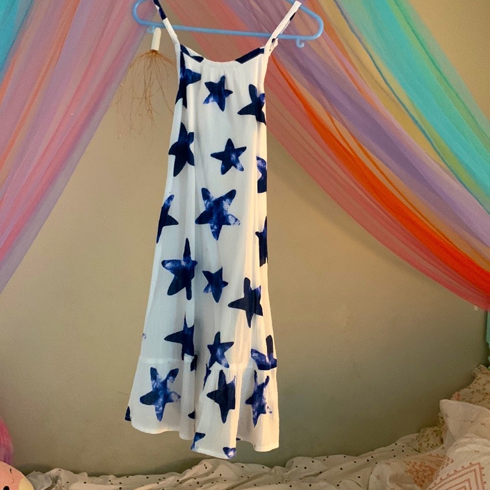 Old Navy girls cross back (adjustable straps) dress